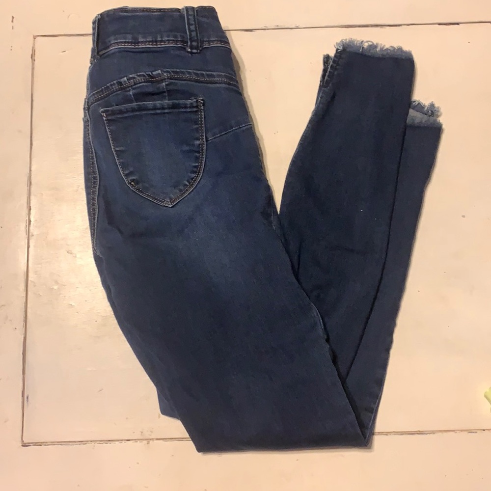dark blue jeans size 1